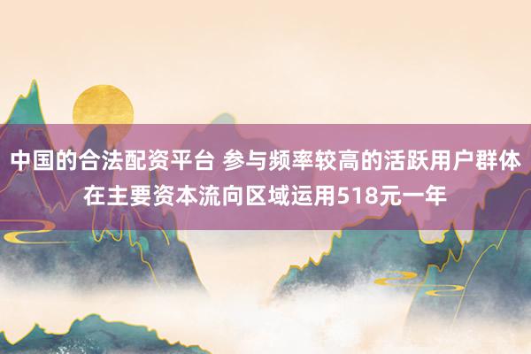 中国的合法配资平台 参与频率较高的活跃用户群体在主要资本流向区域运用518元一年